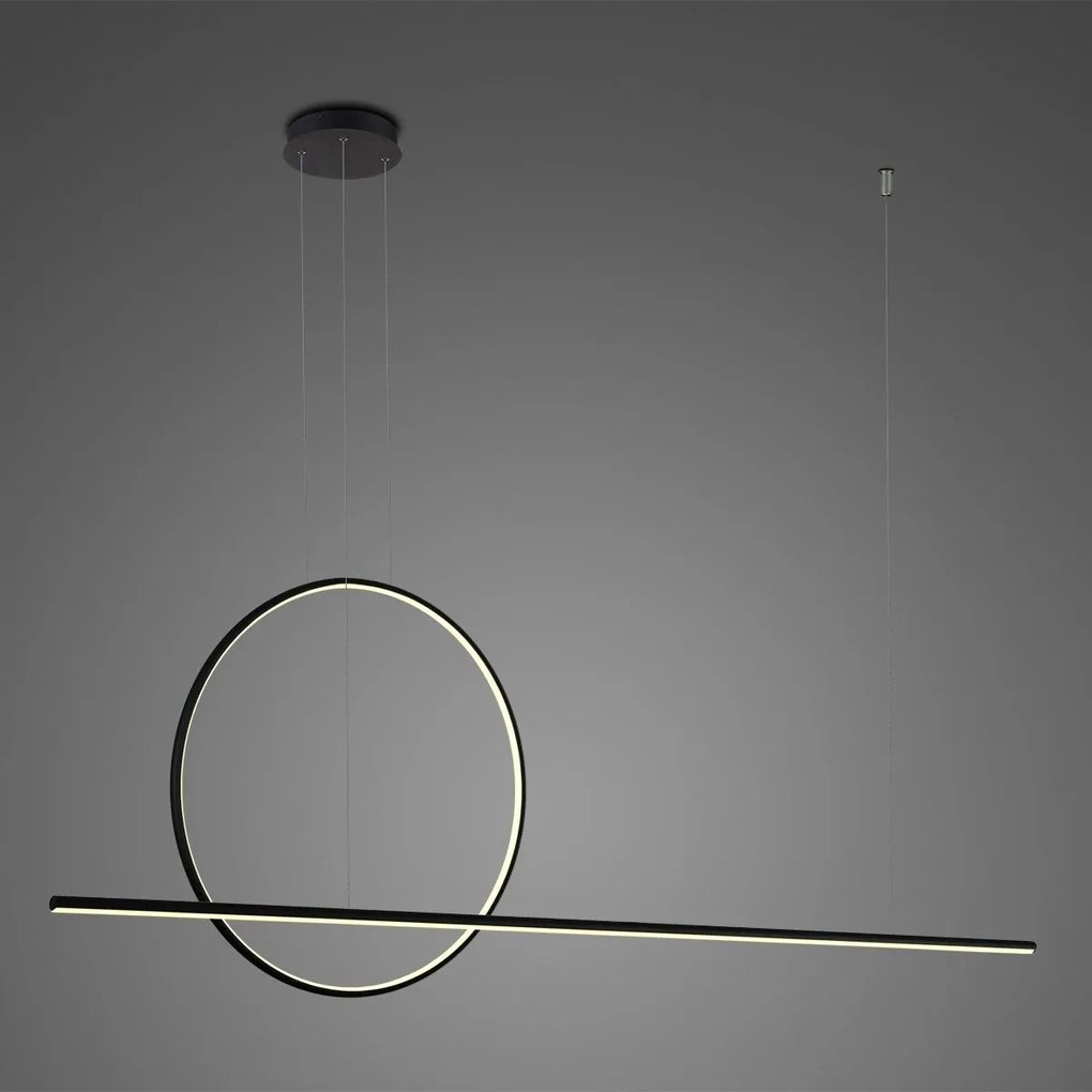 Altavola Design Linea lampă suspendată 2x40 W negru LA087/PX_60_3k_black_dimm