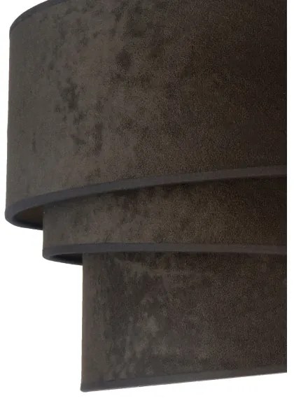 Plafonieră Duolla DEVON 1xE27/40W/230V d. 45 cm negru/auriu