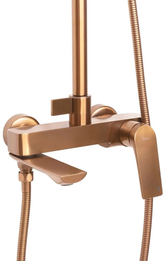 Rea Avalon set cada si dus perete da cupru REA-P2418