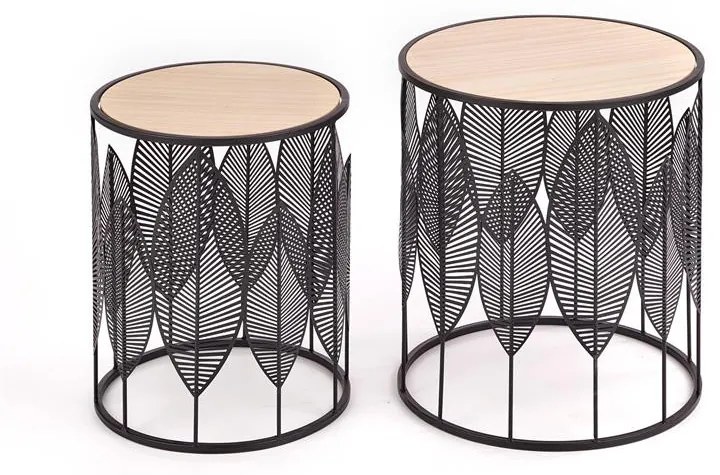 Set mese de cafea Folla negru
