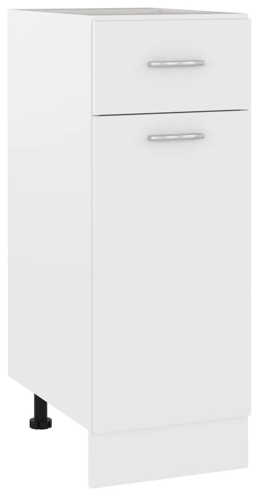 vidaXL Dulap inferior cu sertar “Lyon”, alb, 30x46x81,5 cm