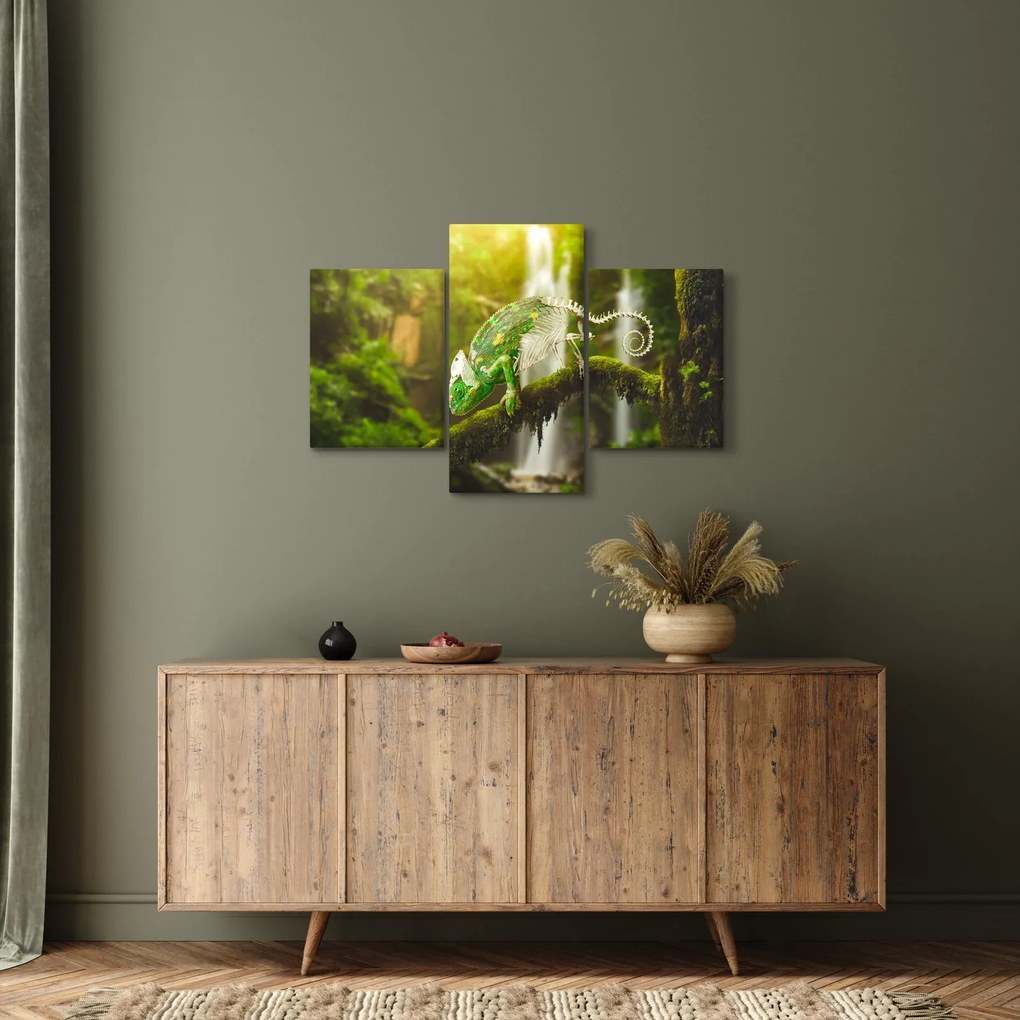 Tablou cu șopârlă (90x60 cm)