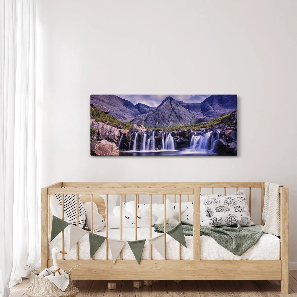 Tablou cu cascade (120x50 cm)