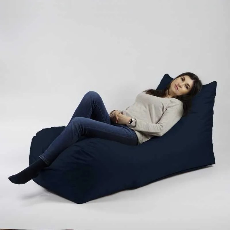 Fotoliu Looloop Pufrelax, Material Impermeabil - Bleumarin