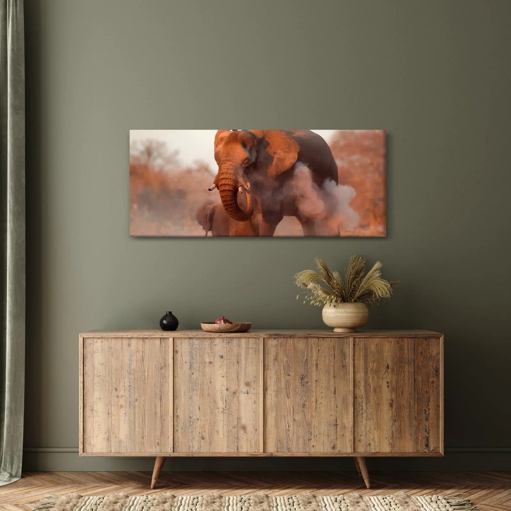 Tablou - Marele elefant african (120x50 cm)