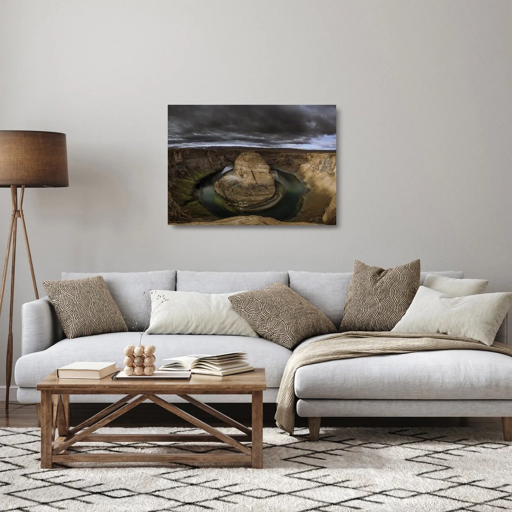 Tablou pe sticlă cu canion (70x50 cm)
