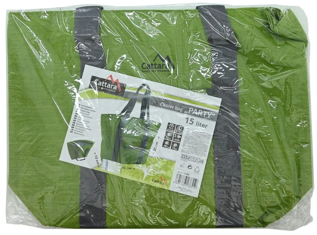 Cattara Geantă termică PARTY 15l verde