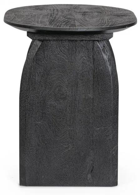 Masuta de cafea neagra, din lemn de mango, 60x45x56 cm, Monterrey Bizzotto