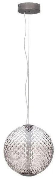 Lustra, Pendul LED, Sticla Maro Inchis, AORA, NVL-9191245