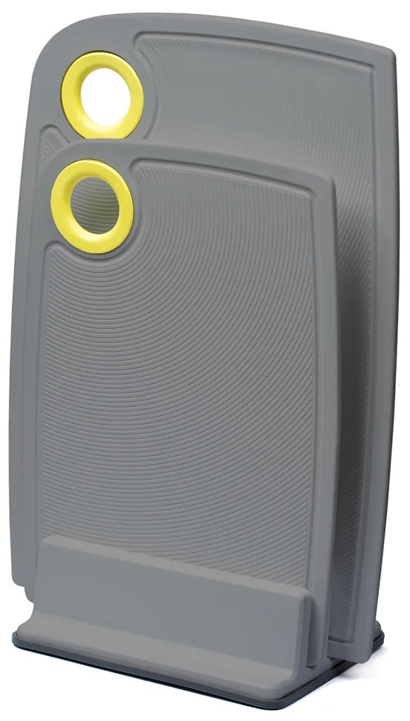 Set de două tocatoare de bucătărie pe suport