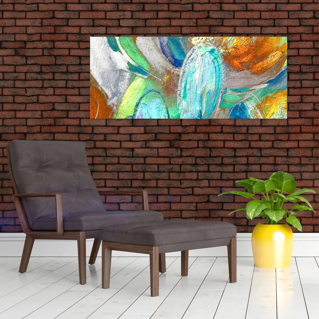 Tablou - Abstract colorat (120x50 cm)