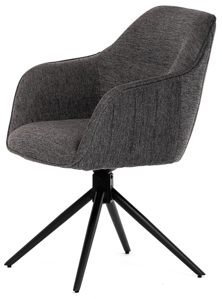 Set de scaune de sufragerie cu mecanism deîntoarcere HC-536 GREY2, 2 buc.