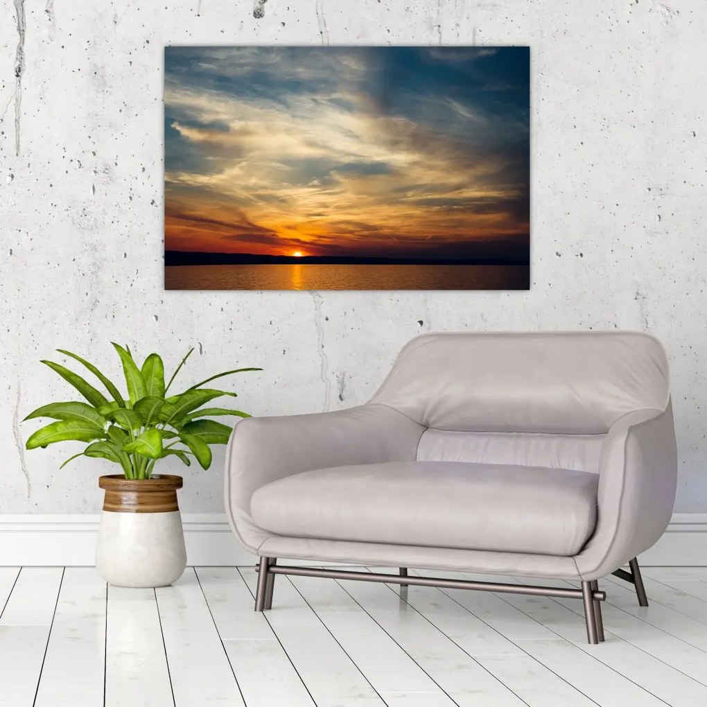 Tablou cu apus de soare (90x60 cm)