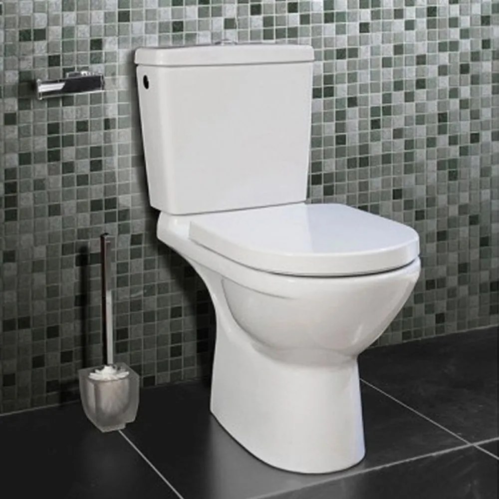 Vas wc stativ monobloc, direct flush, rotund, alb, O.Novo, Villeroy  Boch