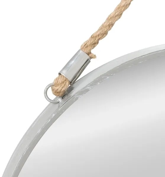 Oglindă de perete Atmosphera EDEN d. 38 cm argintiu