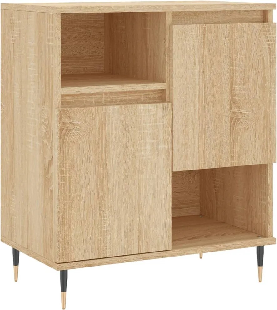 vidaXL Servantă, stejar sonoma, 60x35x70 cm, lemn prelucrat