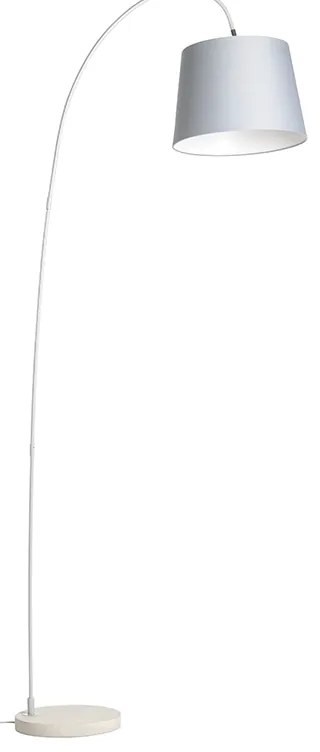 Lampă de arc modernă cu abajur gri - Bend