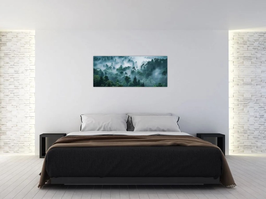 Tablou - Pădure în Ceață (120x50 cm)