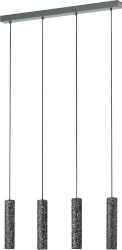 Lustră LED pe cablu MENTALONA 4xGU10/4,5W/230V Eglo 39822