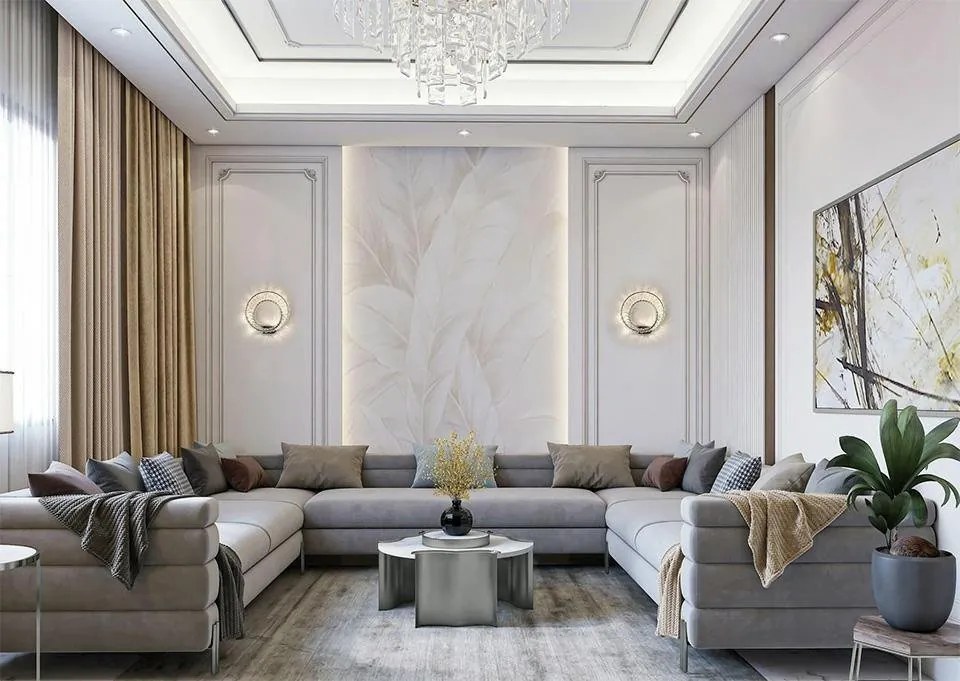 Aplica de perete LED moderna design deosebit CHARMES auriu