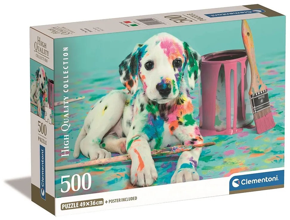 Câine Dalmatian Puzzle de 500 de piese Clementoni