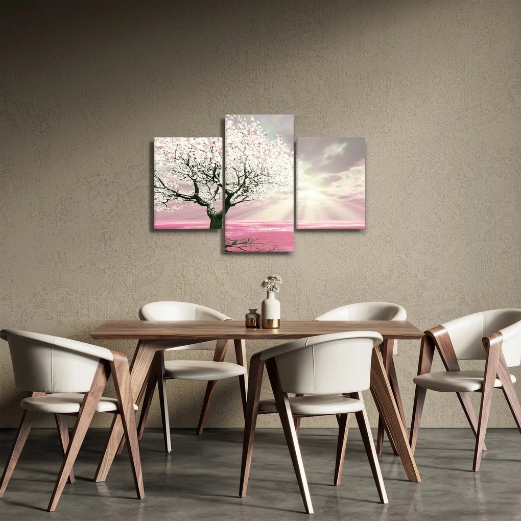 Tabloul copacului roz (90x60 cm)
