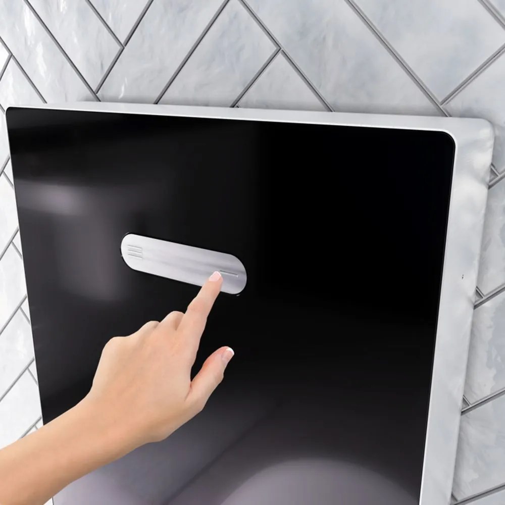 Modul sanitar Neox pentru WC suspendat, negru Negru