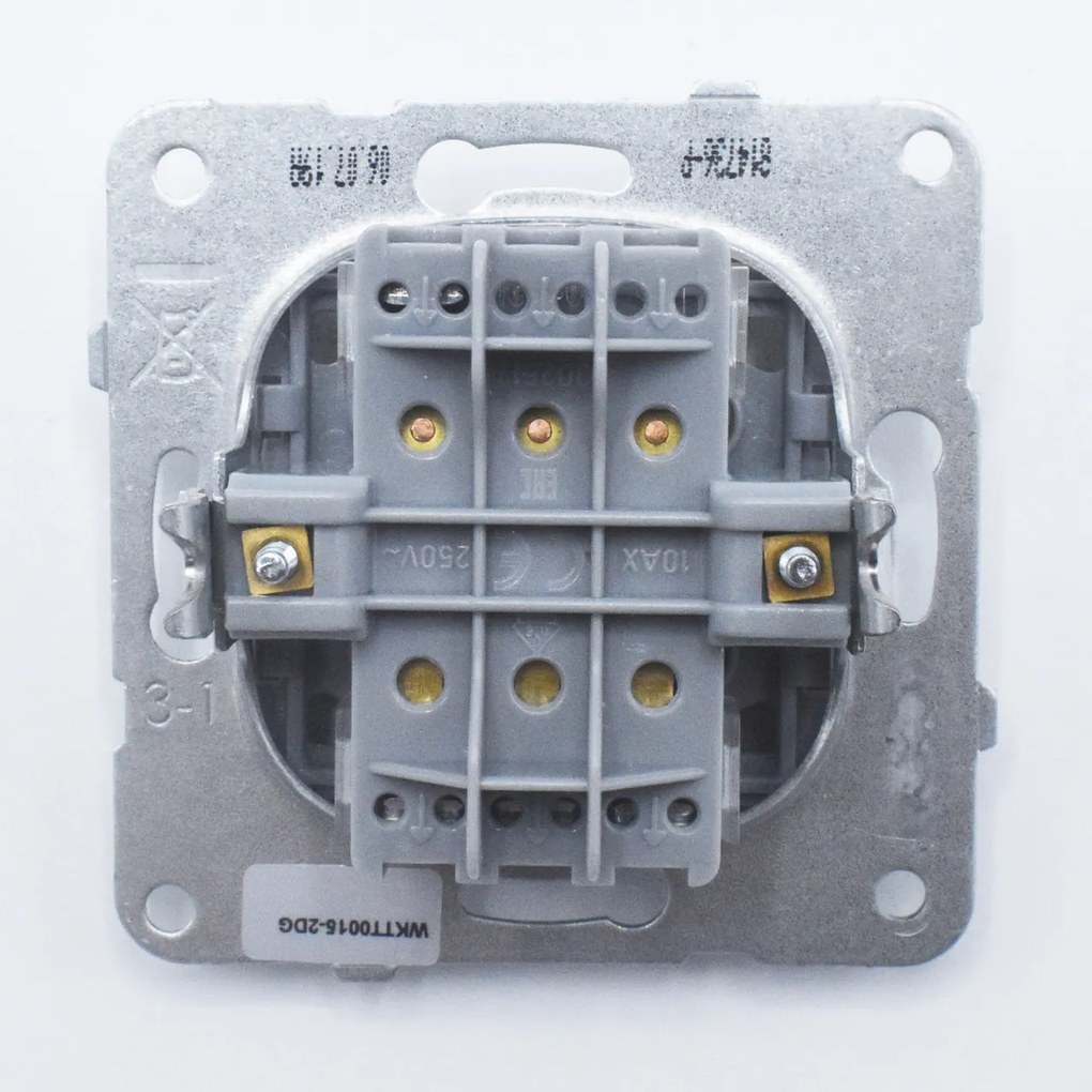 Intrerupator triplu, 10A, IP20, Grafit, Panasonic Arkedia Slim/Karre Plus Plus