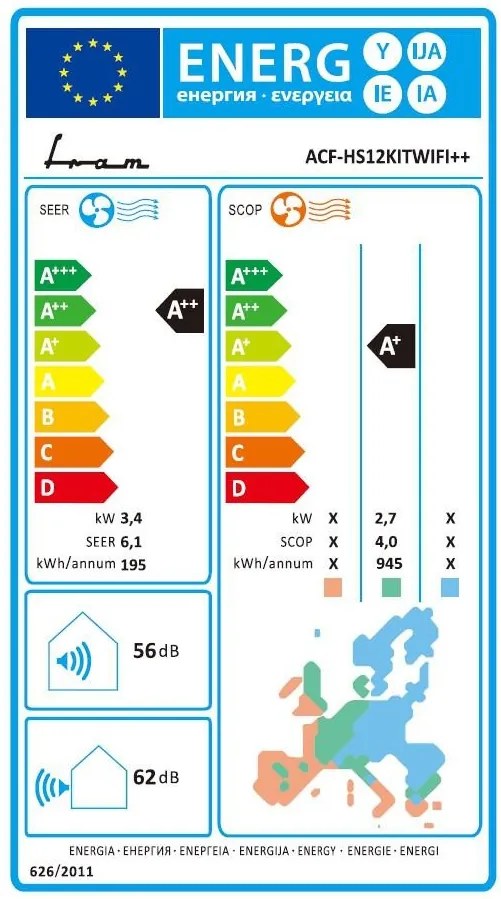 AER CONDITIONAT FRAM ACF-HS12KITWIFI++