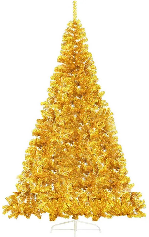 Brad artificial auriu , 210cm 1000ramuri