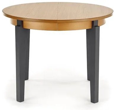 Masă de sufragerie extensibilă 100-200 cm Saras (stejar auriu +grafit) (pentru 6 8 persoane). 1048724