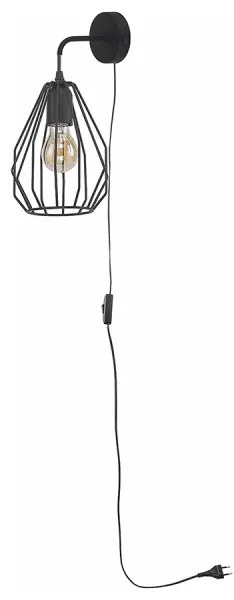Aplica perete BRYLANT BLACK 1xE27/60W/230V