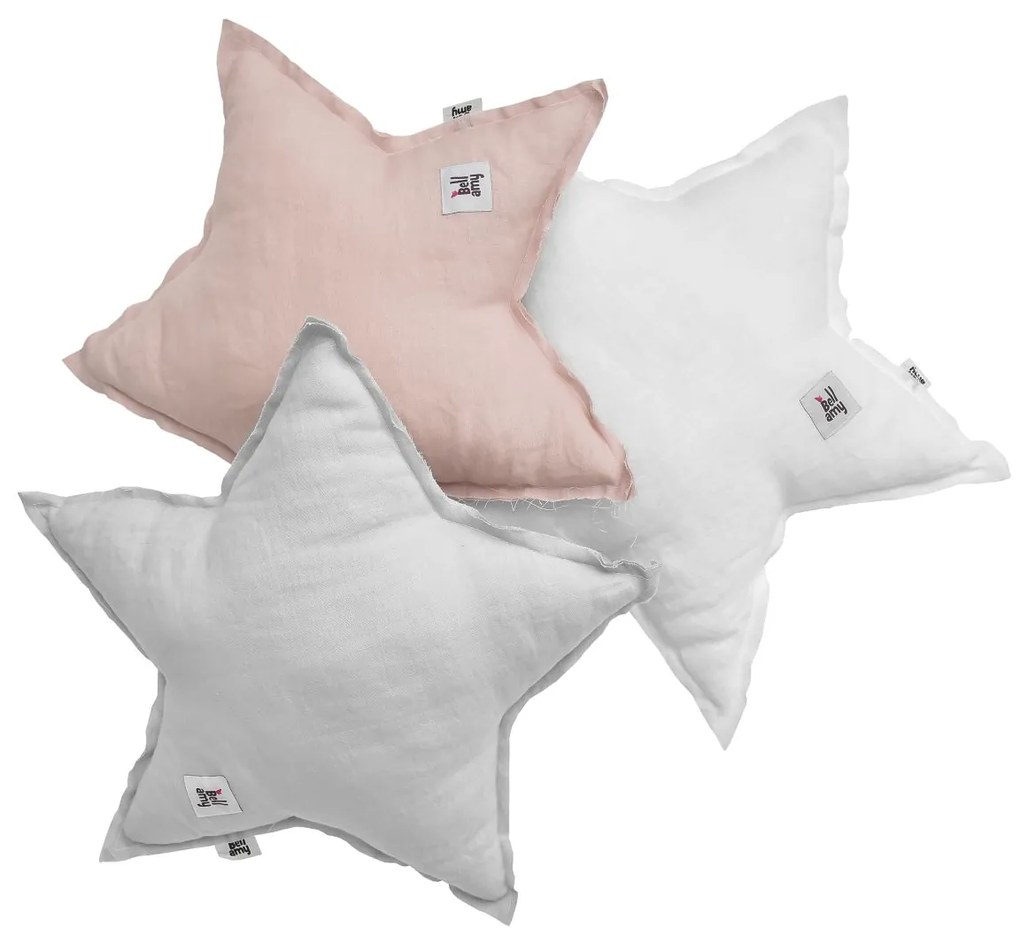 Perna decorativa din in Culoare Roz, STAR DUSTY