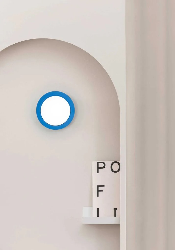 Mini Aplica LED de perete / tavan design modern IP44 MAY Blue