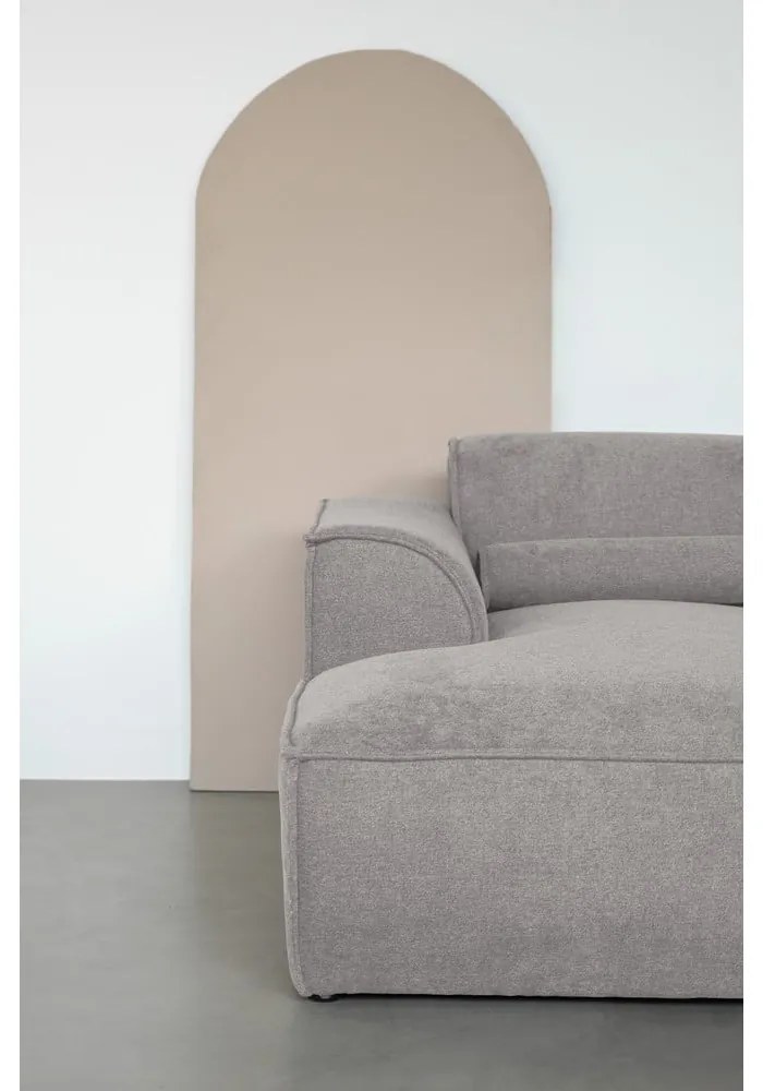 Colțar gri deschis (cu colț pe partea stângă ) Flex Felix – Miuform