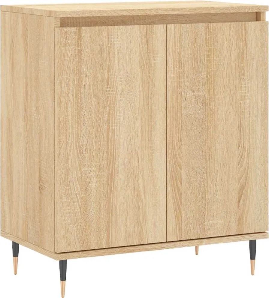 vidaXL Servantă, stejar sonoma, 60x35x70 cm, lemn prelucrat