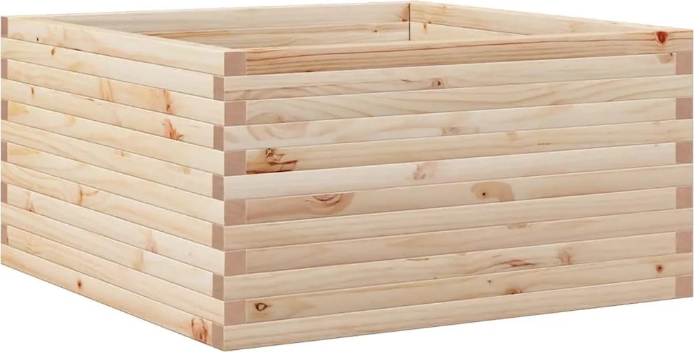 vidaXL Jardinieră de grădină, 90x90x46 cm, lemn masiv de pin