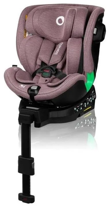 Lionelo - Scaun auto rotativ HARMONY i-Size 40-150 cm roz roz