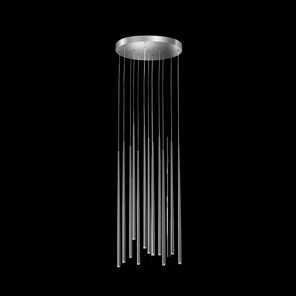 Lustra LED design modern minimalist 45cm Louise 12 chrome ZZ AZ3422