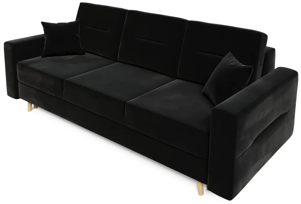 Expedo Canapea extensibilă tapițată GISELA, 230x87x87, itaka 15