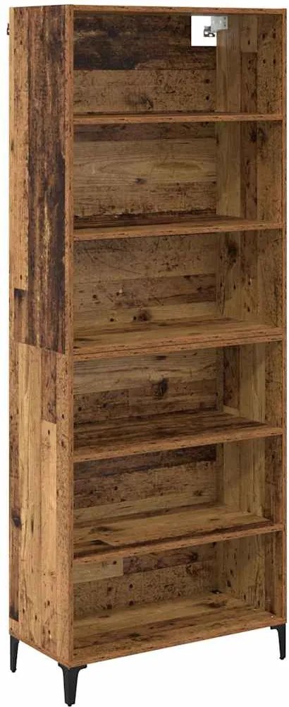 vidaXL Bufet Lemn Vechi 69,5 x 34 x 180 cm Lemn compozit