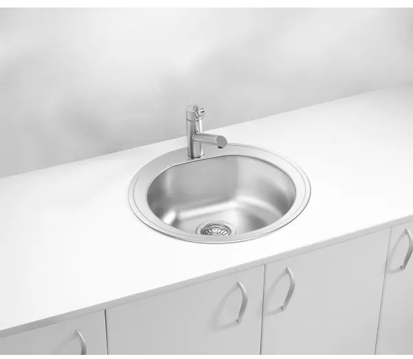 Chiuvetă de bucătărie ALVEUS F1116756 FORM d. 51 cm crom