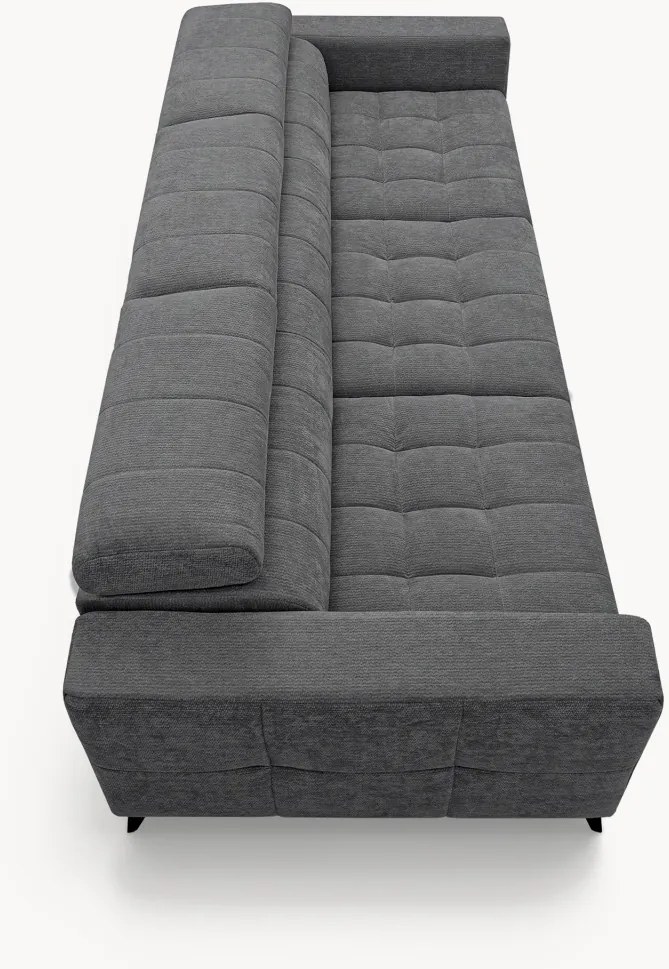 Canapea extensibilă Nardo - chenille gri Vibe 95
