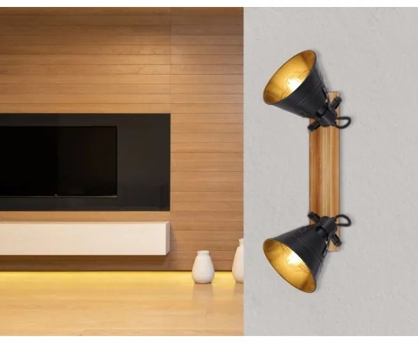 Globo 15466S-2 - Lampă spot GÜNTHER 2xE27/60W/230V