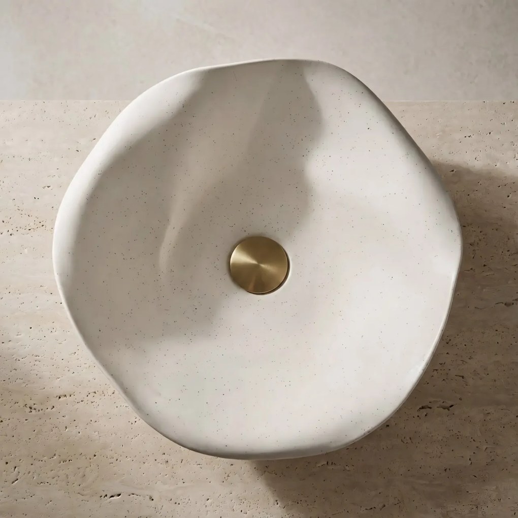 Lavoar ceramic pentru blat REA HM-35B Handmade ART