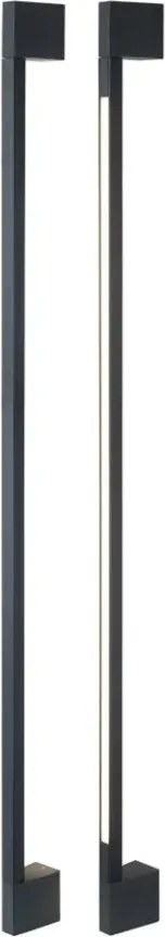Aplica LED iluminat exterior ambiental IP54 GUSTO 120 3000K negru