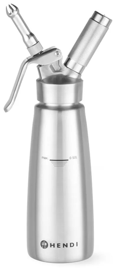 Sticlă din oțel inoxidabil pentru frișcă Hendi Profi Line, 0,5 l