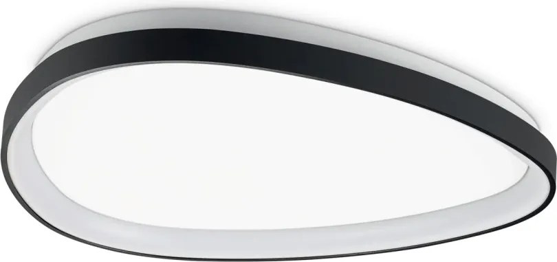 Plafoniera LED design circular GEMINI PL D061 ON-OFF NERO 4000K