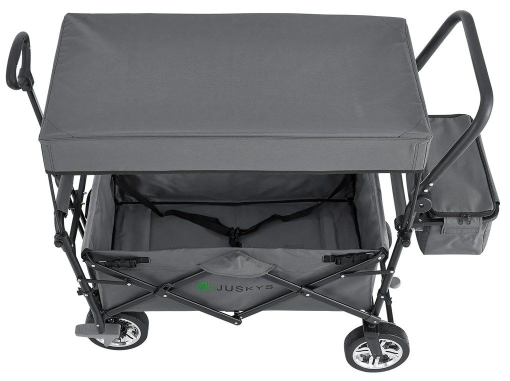 Camion de mână cu acoperiș gri închis