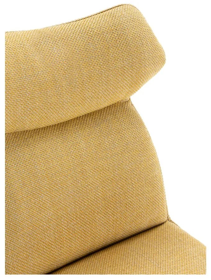 Scaune de dining galben-muștar 2 buc. Dara – Marckeric